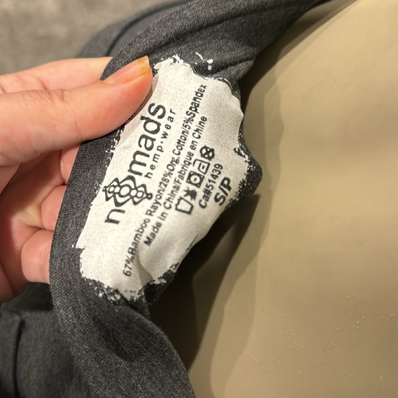 Nomads Hempwear / grey nomads pant with pockets NWT - Picture 7 of 8